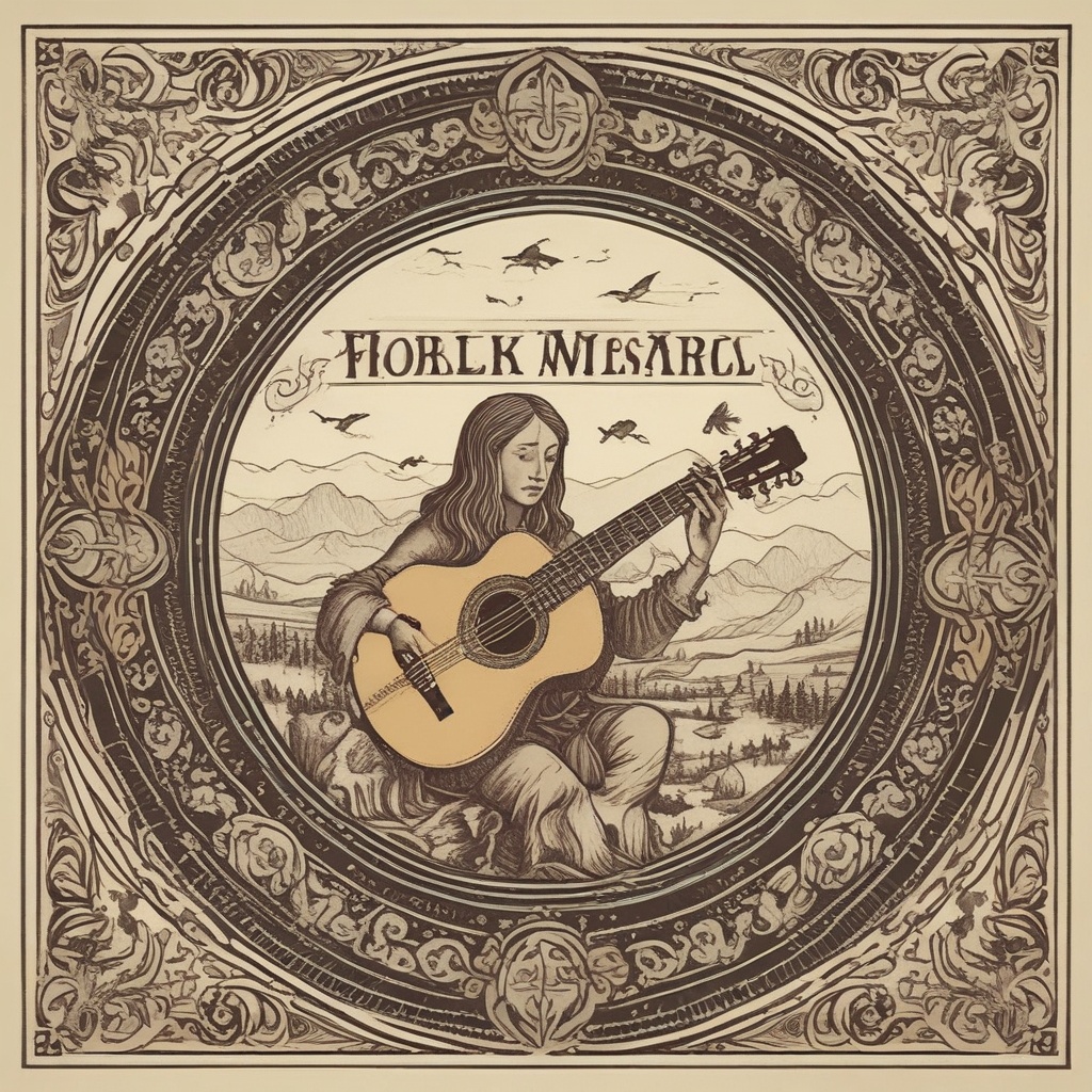 Folk Music Album Cover